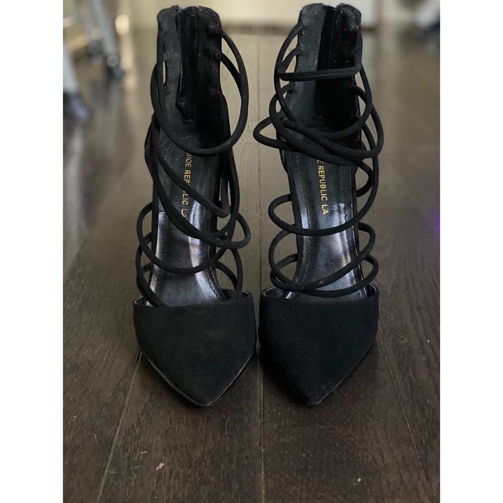 Black Suede Heels